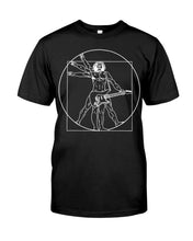 Load image into Gallery viewer, Guitar Vitruvian Design Gift For Guitar Lovers Guys Tee
