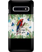 Load image into Gallery viewer, Scarlet Macaw With Butterflies I Am Always With You Gift For Lover Phone case
