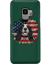 Load image into Gallery viewer, English Cocker Spaniel US Sunflower Gift For Dog Lovers Phone case
