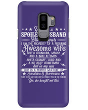 Load image into Gallery viewer, Shes Stubborn Messy And A Brat At Times Black Gift For Husband Phone case
