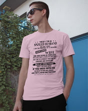 Load image into Gallery viewer, I'm A Spolied Husband But Not Yours  - Awesome Wife Was Born In February Guys Tee
