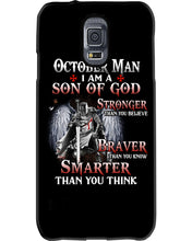 Load image into Gallery viewer, October Man Son Of God Birthday Meaningful Gift For Men Phone case
