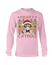 Load image into Gallery viewer, Merry Catmas Cute Funny Gifts Unisex Long Sleeve
