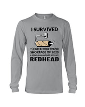 Load image into Gallery viewer, I Survived The Great Toilet Paper Shortage Of 2020 Unisex Long Sleeve
