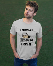 Load image into Gallery viewer, Toilet Paper Shortage Of 2020 Being Quarantined With My   Irish  Personalized Nation Guys Tee
