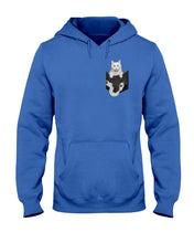 Load image into Gallery viewer, Cat In Your Front Pocket Great Gift For Cat Lovers Hoodie
