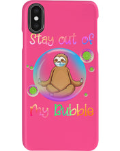 Load image into Gallery viewer, Lovely Phone Case Stay Out Of My Bubble Gift For Sloth Lovers Phone case

