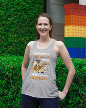 Load image into Gallery viewer, Mother And Son A Bond That Can't Be Broken Ladies Flowy Tank
