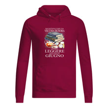 Load image into Gallery viewer, Mai Sottovalutare Una Vecchia Signore Che Ama Leggere Ed E Nata In Giugno Trending Hoodie
