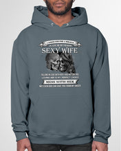 Load image into Gallery viewer, Shes Stubborn Messy And A Brat At Times Black Gift For Husband Hoodie
