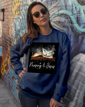 Load image into Gallery viewer, Nursing And Jesus Gift For Family Sweatshirt
