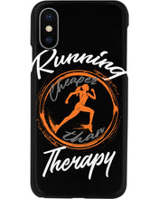 Load image into Gallery viewer, Running Cheaper Than Therapy Gift For Running Lovers Phone case
