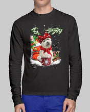Load image into Gallery viewer, Cute Westie Christmas Night Gift For Dog Lovers Unisex Long Sleeve
