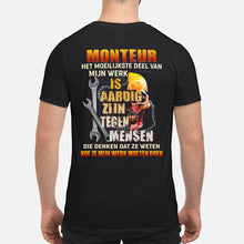 Load image into Gallery viewer, Het Moeilijkste Deel Van Mijn Werk Is Aardig Zijn Tegen Mensen Guys V-Neck
