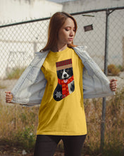 Load image into Gallery viewer, Santa Border Collie In Stock Gift For Dog Lovers Guys Tee
