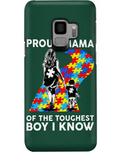 Load image into Gallery viewer, Proud Mama Of The Touchest Boy I Know Autism's Day Gift Phone case
