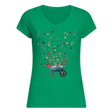 Load image into Gallery viewer, Garden Flying Unique Design Great Gift For Garden Lovers Ladies V-Neck
