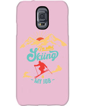Load image into Gallery viewer, I'm Retired Skiing Is My Job Mountainous Terrain Phone case
