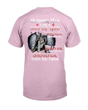 Load image into Gallery viewer, October Man Son Of God Birthday Meaningful Gift For Men Guys Tee
