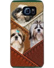 Load image into Gallery viewer, Three Cute Shih Tzu In Bag Gift For Dog Lovers Phone case
