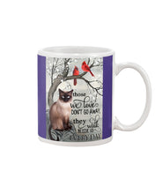 Load image into Gallery viewer, Siamese Cat Red Cardinals Those We Love Mug
