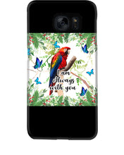 Load image into Gallery viewer, Scarlet Macaw With Butterflies I Am Always With You Gift For Lover Phone case
