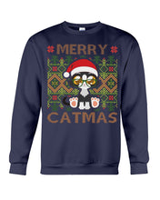 Load image into Gallery viewer, Merry Catmas Cute Funny Gifts Sweatshirt
