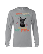 Load image into Gallery viewer, Black Great Dane Attitude Really Gift For Dog Lovers Unisex Long Sleeve
