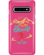 Load image into Gallery viewer, I'm Retired Skiing Is My Job Mountainous Terrain Phone case
