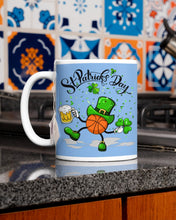 Load image into Gallery viewer, Basketball Saint Patrick's Day Gift For Basketball Lovers Mug
