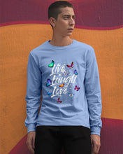 Load image into Gallery viewer, Butterfly Live Laugh Love Gift For Lover Unisex Long Sleeve
