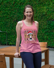 Load image into Gallery viewer, Merry Catmas Cute Funny Gifts Ladies Flowy Tank
