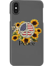 Load image into Gallery viewer, Peace Sign Sunflower Birthday Gift For Girls Phone case
