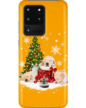 Load image into Gallery viewer, Funny Golden Retrievers Sleep In Red Boots Gift For Dog Lovers Phone case
