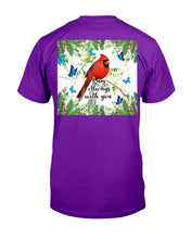 Load image into Gallery viewer, Scarlet Macaw With Butterflies I Am Always With You Gift For Lover Guys Tee
