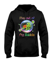 Load image into Gallery viewer, Vintage Funny Stay Out Of My Bubble Gift For Turtle Lovers Hoodie
