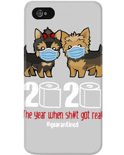 Load image into Gallery viewer, Tzu Shih 2020 The Year When Shit Got Real Custom Design Phone case
