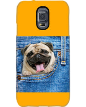 Load image into Gallery viewer, baby Pug In Denim Pocket Gift For Dog Lovers Phone case

