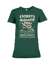 Load image into Gallery viewer, I'm Already Taken By A Sexy Crazy Woman Custom Design Ladies Tee
