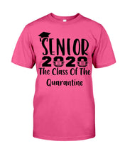 Load image into Gallery viewer, Senior 2020 The Class Of The Quarantine Unique Custom Design Guys Tee
