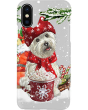 Load image into Gallery viewer, Cute Westie Christmas Night Gift For Dog Lovers Phone case
