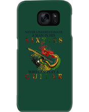 Load image into Gallery viewer, Never Underestimate A 60 Year Old Man Can Play A Guitar Phone case
