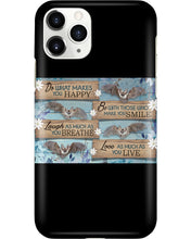 Load image into Gallery viewer, Do What Makes You Happy With Bats Gift For Girls Phone case
