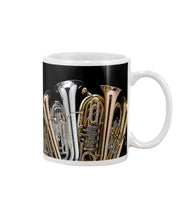 Load image into Gallery viewer, Mental And Gold Tuba Gift For Music Lovers Mug
