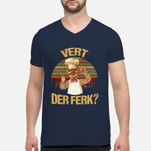 Load image into Gallery viewer, Vert Der Ferk Retro Vintage Gift For Cook Lovers Guys V-Neck
