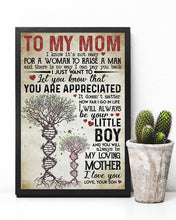 Load image into Gallery viewer, Giving For  Nana You'll Be Always My Loving Mother  Custom Design Vertical Poster
