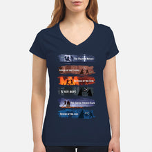 Load image into Gallery viewer, Attack Of The Clones A New Hope Ladies V-Neck
