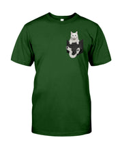 Load image into Gallery viewer, Cat In Your Front Pocket Great Gift For Cat Lovers Guys Tee
