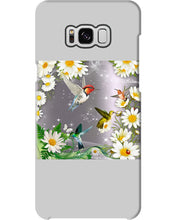Load image into Gallery viewer, Hummingbird With English Daisy Gift For Birds Lovers Phone case
