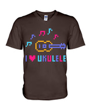 Load image into Gallery viewer, Ukulele Lovely Custom Design For Music Instrument  Lovers Guys V-Neck

